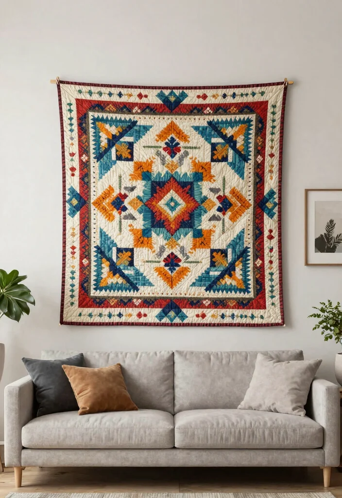 14 Rail Fence Quilt Ideas With Rustic Pattern Charm 12 14 Rail Fence Quilt Ideas With Rustic Pattern Charm - 12. Quilted Wall Hangings for Decor 1