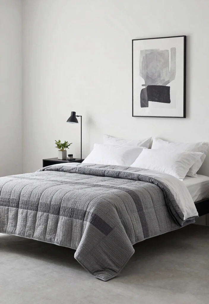 14 Rail Fence Quilt Ideas With Rustic Pattern Charm 6 14 Rail Fence Quilt Ideas With Rustic Pattern Charm - 6. Monochrome and Minimalist 1