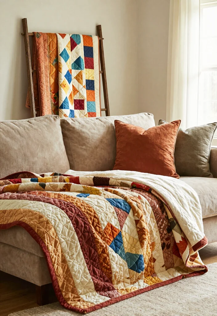 14 Rail Fence Quilt Ideas With Rustic Pattern Charm 8 14 Rail Fence Quilt Ideas With Rustic Pattern Charm - 8. Seasonal Changes with Quilt Layering 1