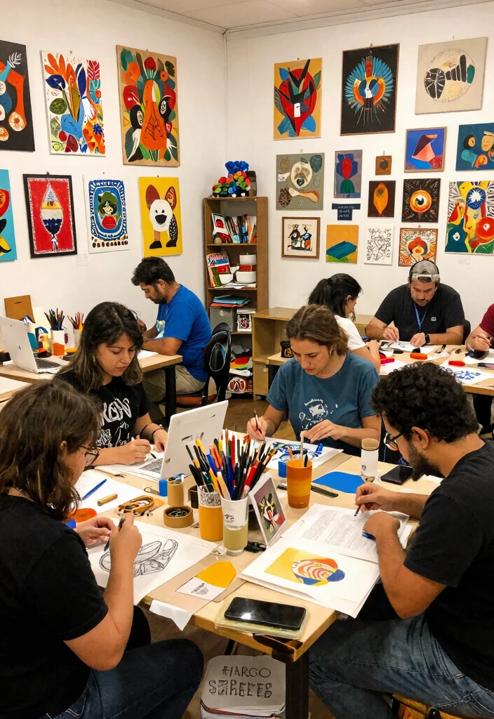 15 Art Shed Ideas for Eco-Friendly Backyard Studios 8 15 Art Shed Ideas for Eco-Friendly Backyard Studios - 8. Community Shared Art Shed 1