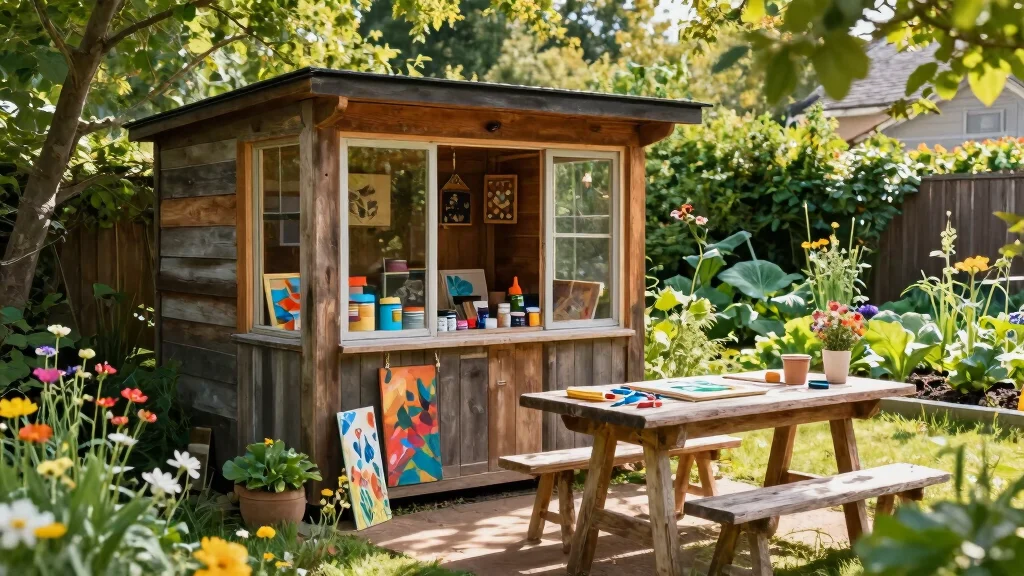 15 Art Shed Ideas for Eco-Friendly Backyard Studios