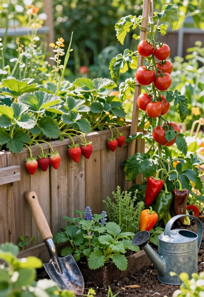 15 Border Gardens Along Fence Ideas With Lush Layers 8 15 Border Gardens Along Fence Ideas With Lush Layers - 8. Edible Landscape 1