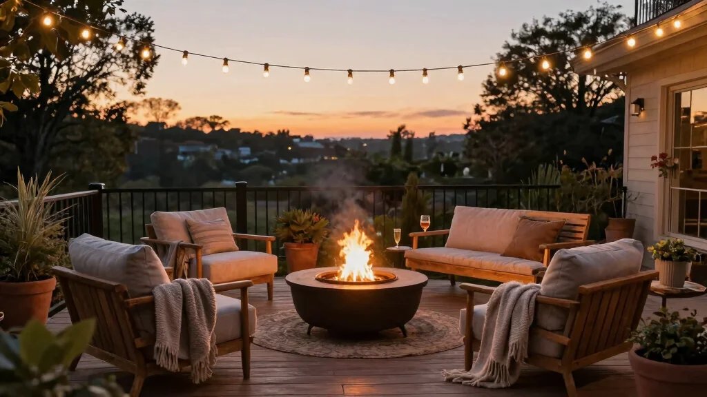15 Deck Fire Pit Ideas That Feel Warm & Welcoming