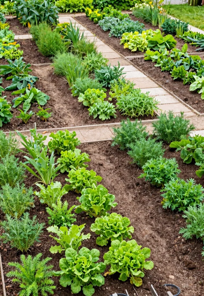 15 Dirt Backyard Ideas That Look Surprisingly Stylish - 6. Herb and Vegetable Beds 1