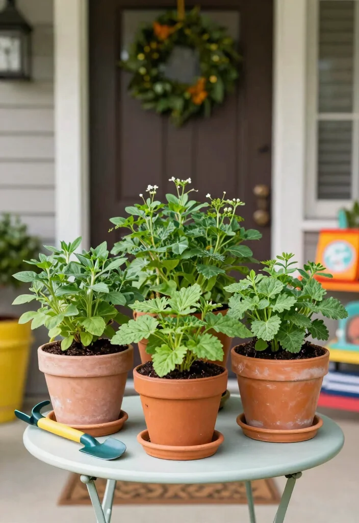 15 Front Porch Renovation Ideas That Transform Your Entry 14 15 Front Porch Renovation Ideas That Transform Your Entry - 14. Create a Mini Herb Garden 1