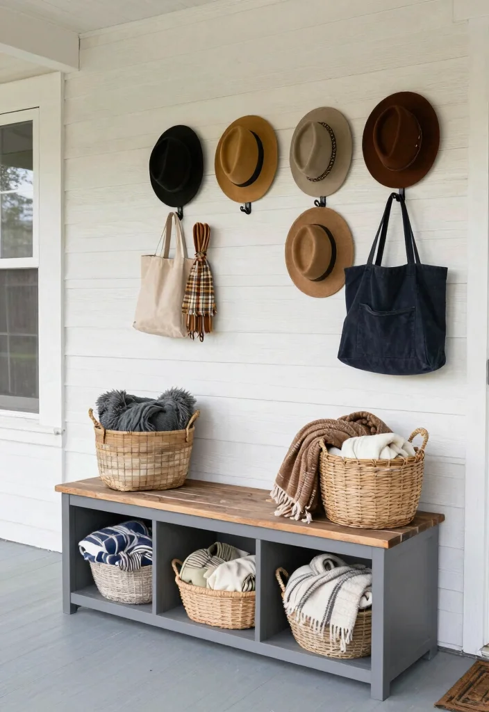 15 Front Porch Renovation Ideas That Transform Your Entry 8 15 Front Porch Renovation Ideas That Transform Your Entry - 8. Incorporate Functional Decor 1