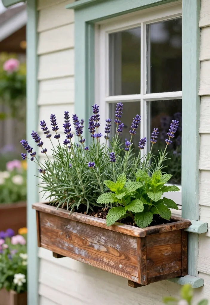 15 Mosquito Repelling Planter Ideas With Functional Beauty 8 15 Mosquito Repelling Planter Ideas With Functional Beauty - 8. Window Box Planter with Insect-Repelling Plants 1