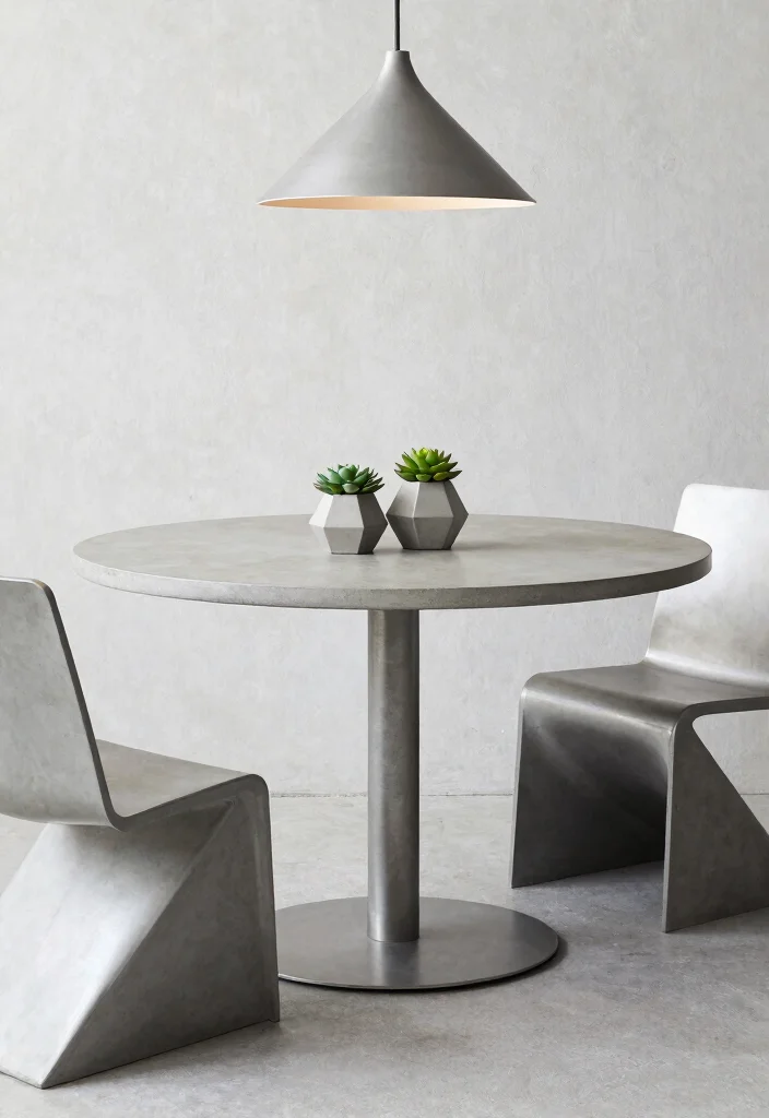 15 Round Patio Table Ideas That Feel Intimate & Stylish 7 15 Round Patio Table Ideas That Feel Intimate & Stylish - 7. Modern Edge 1