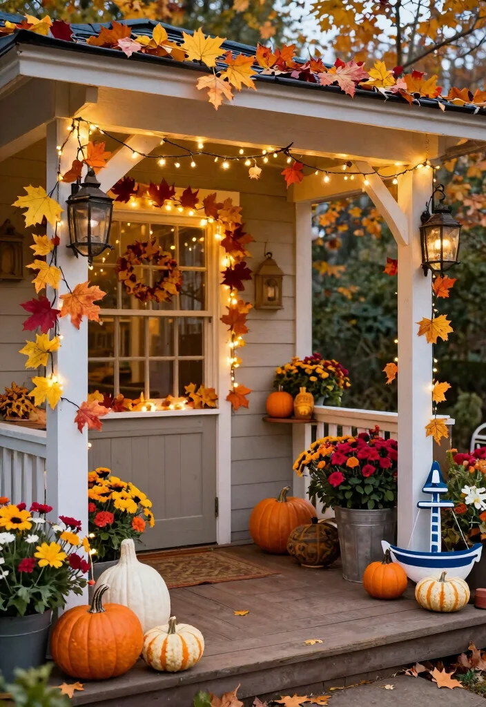 15 Small Side Porch Ideas That Make the Most of Narrow Spaces 12 15 Small Side Porch Ideas That Make the Most of Narrow Spaces - 12. Seasonal Decor Changes 1