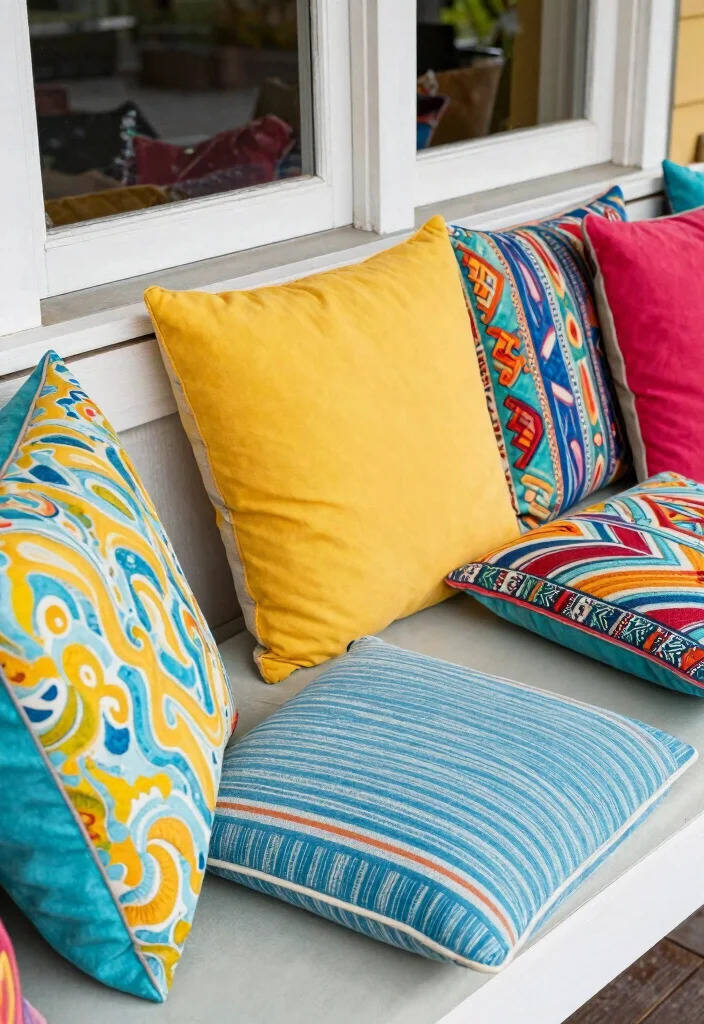 15 Small Side Porch Ideas That Make the Most of Narrow Spaces 13 15 Small Side Porch Ideas That Make the Most of Narrow Spaces - 13. Accent Pillows 1