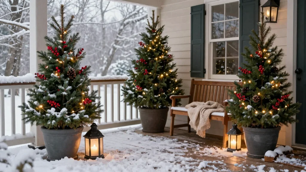 15 Winter Porch Pots Ideas With Seasonal Charm