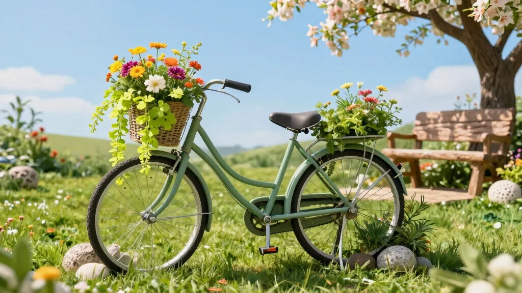 16 Bicycle Planter Ideas With Whimsical Flair