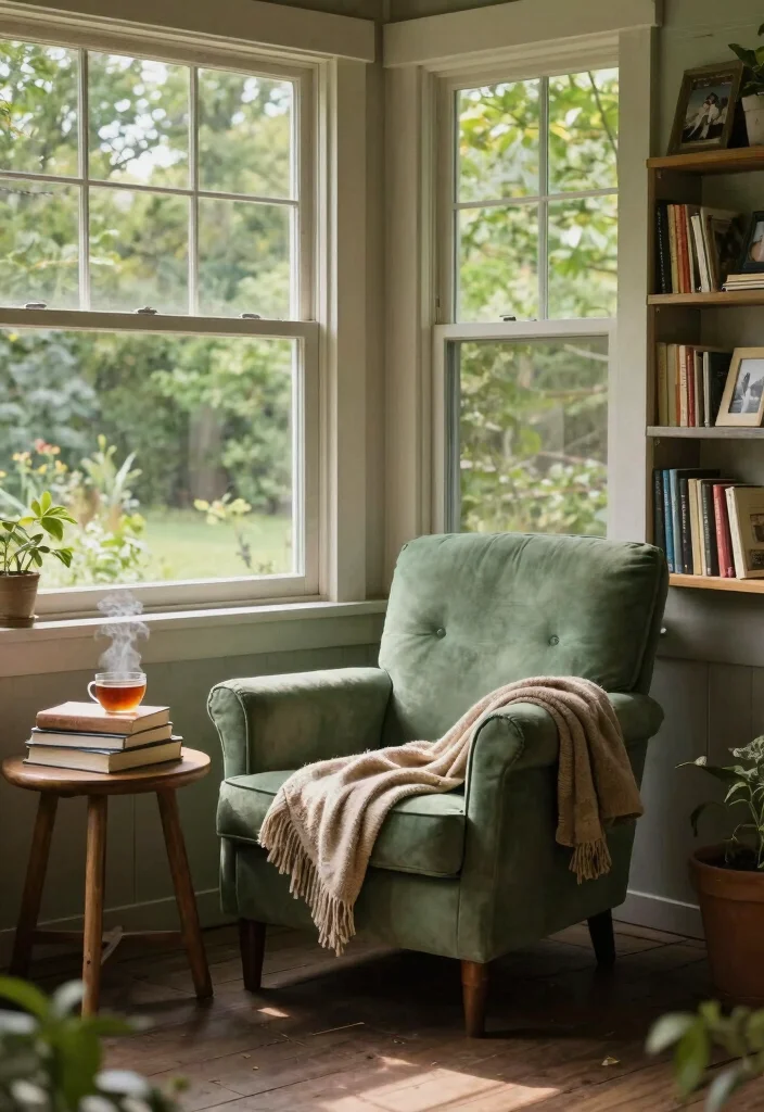 16 Closed in Porch Ideas That Feel Warm Year Round 1 16 Closed in Porch Ideas That Feel Warm Year Round - 1. A Cozy Reading Nook 1