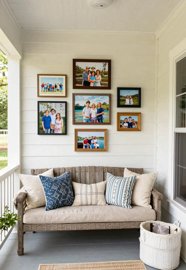 16 Closed in Porch Ideas That Feel Warm Year Round 16 16 Closed in Porch Ideas That Feel Warm Year Round - 16. Personalized Touches 1