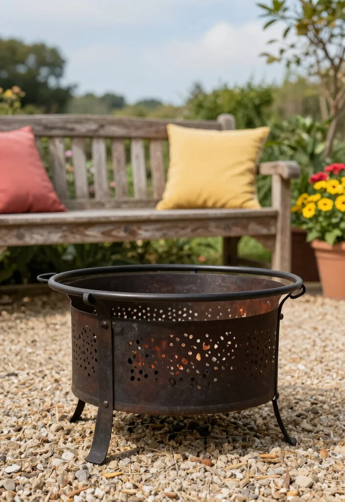 16 Fire Pit Basket Ideas With Industrial Edge 1 16 Fire Pit Basket Ideas With Industrial Edge - 1. The Classic Metal Basket 1