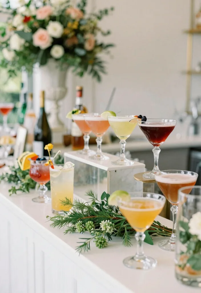 16 Intimate Backyard Wedding Ideas With Romantic Charm 14 16 Intimate Backyard Wedding Ideas With Romantic Charm - 14. Signature Cocktails 1