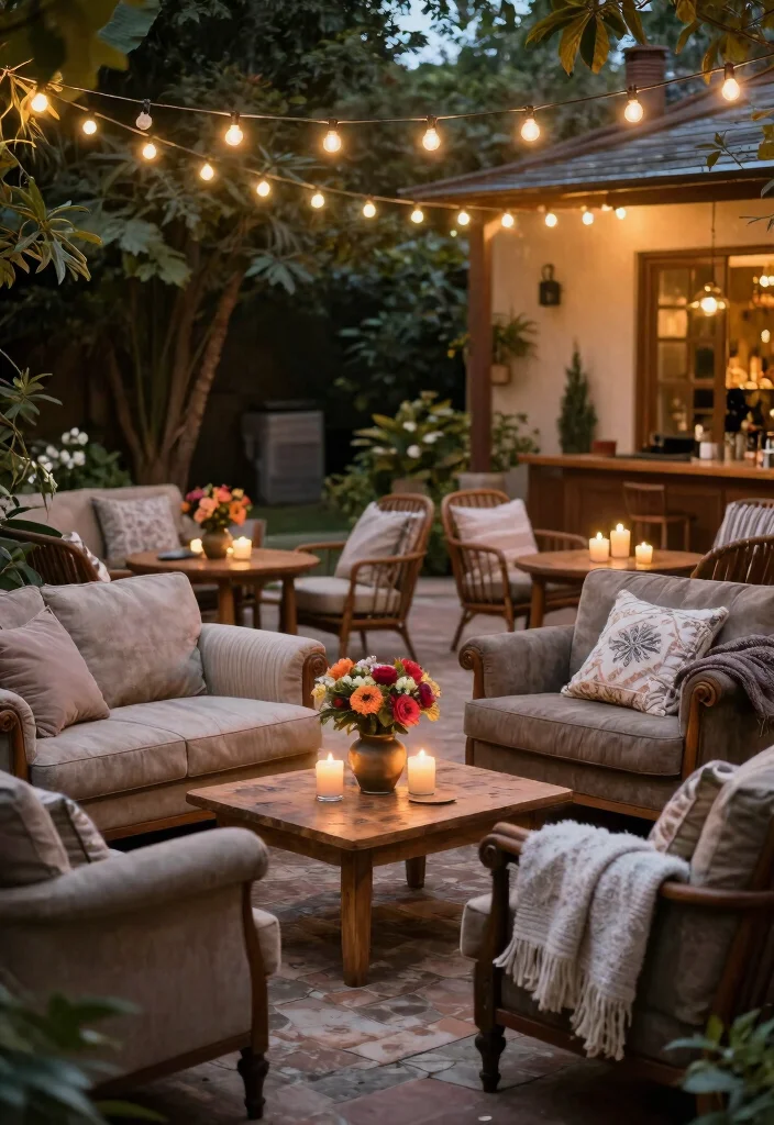 16 Intimate Backyard Wedding Ideas With Romantic Charm 3 16 Intimate Backyard Wedding Ideas With Romantic Charm - 3. Cozy Lounge Areas 1
