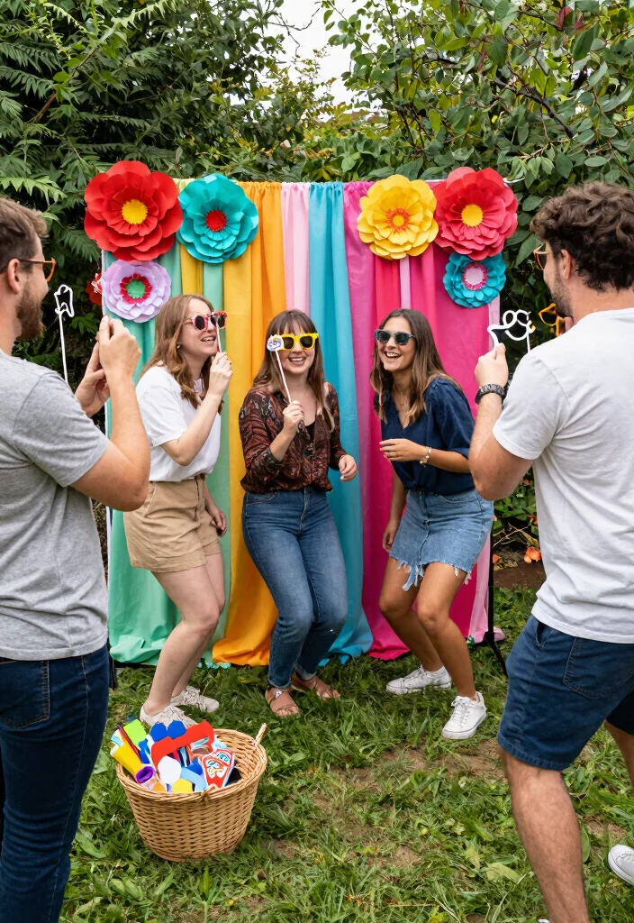 16 Intimate Backyard Wedding Ideas With Romantic Charm 6 16 Intimate Backyard Wedding Ideas With Romantic Charm - 6. DIY Photo Booth 1