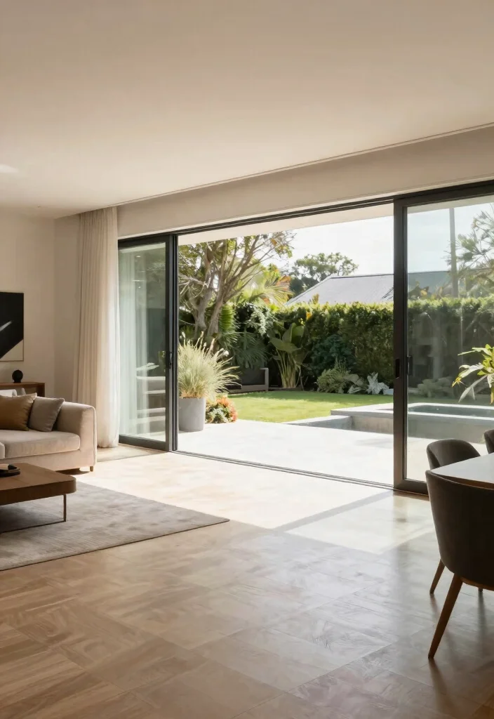 16 Large Sliding Glass Doors Patio Ideas That Blur Indoors & Out 8 16 Large Sliding Glass Doors Patio Ideas That Blur Indoors & Out - 8. Open Concept Bliss 1