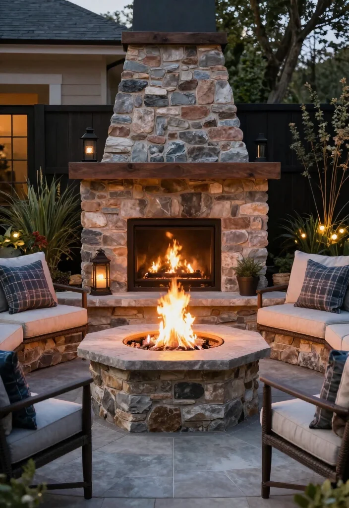 16 Modern Fire Pit Ideas With Clean Contemporary Style - 14. Custom-Built Fire Pit 1
