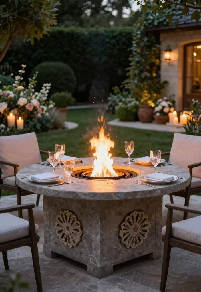 16 Modern Fire Pit Ideas With Clean Contemporary Style - 4. Tabletop Fire Pit 1