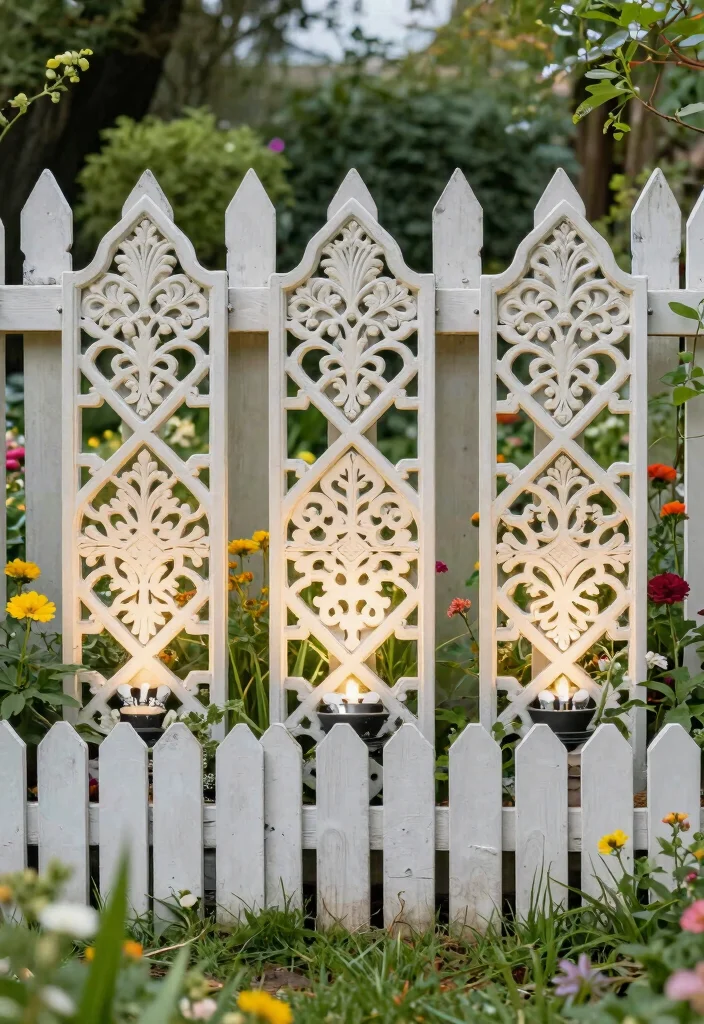 16 Picket Fence Decor Ideas With Charming Details 14 16 Picket Fence Decor Ideas With Charming Details - 14. Decorative Fencing Panels 1