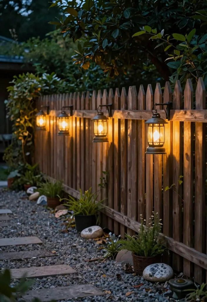 16 Picket Fence Decor Ideas With Charming Details 4 16 Picket Fence Decor Ideas With Charming Details - 4. Rustic Lanterns 1