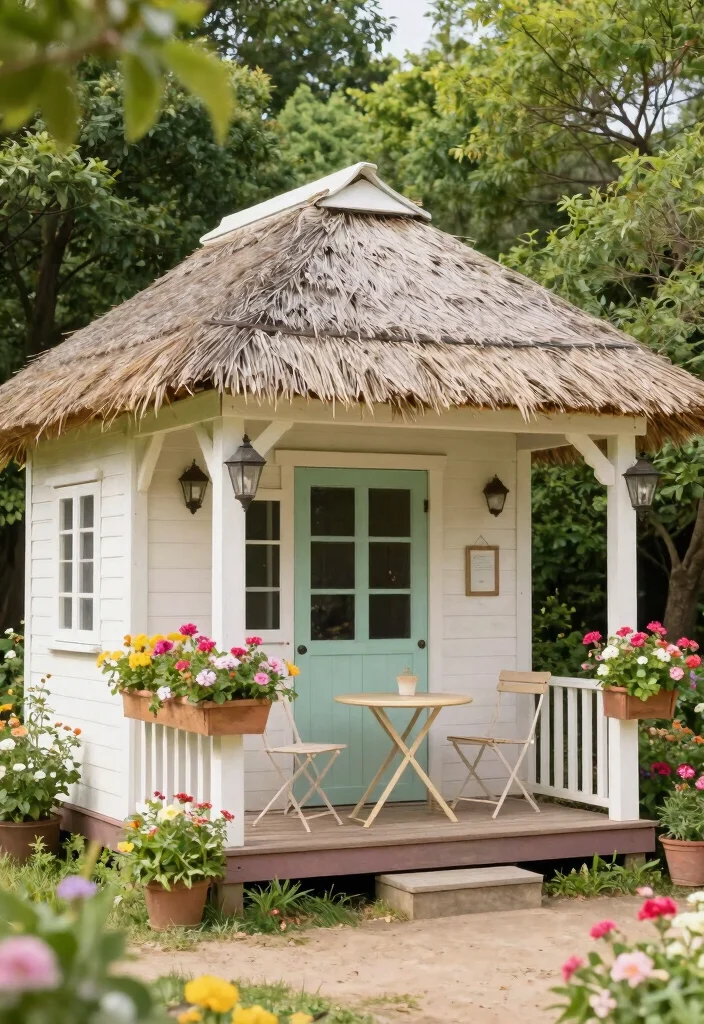 16 Shed With Porch Ideas That Feel Cozy & Practical 3 16 Shed With Porch Ideas That Feel Cozy & Practical - 3. Cozy Cottage Retreat 1