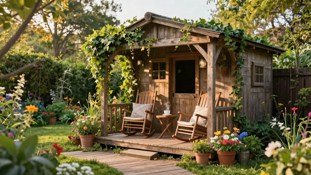 16 Shed With Porch Ideas That Feel Cozy & Practical