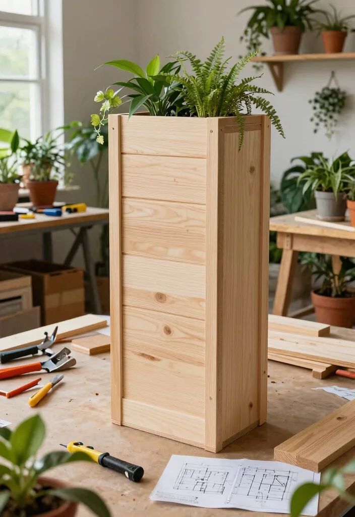 16 Tall Planter Boxes Ideas That Add Height & Drama - 7. DIY Tall Planter Box Projects 1