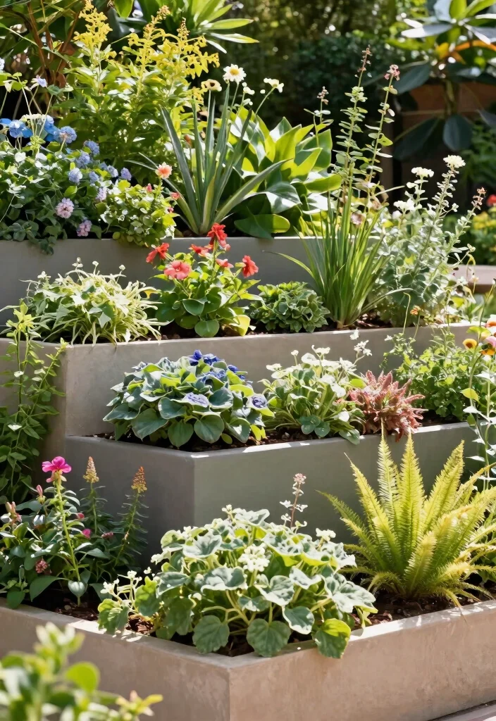 16 Tall Planter Boxes Ideas That Add Height & Drama - 8. Tiered Planter Box Designs 1