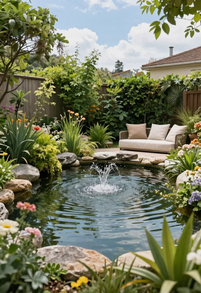 17 Backyard Design Ideas That Transform Any Outdoor Space 9 17 Backyard Design Ideas That Transform Any Outdoor Space - 9. Outdoor Water Features 1
