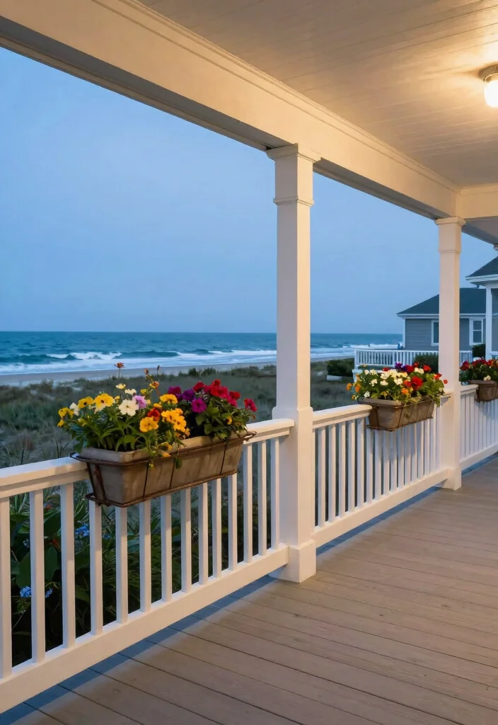 17 Cape Cod Front Porch Ideas With Classic Coastal Charm 1 17 Cape Cod Front Porch Ideas With Classic Coastal Charm - 1. Classic White Railings 1