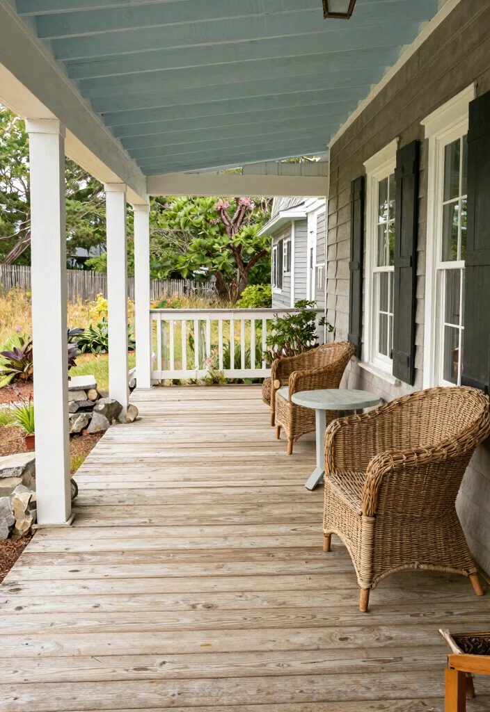 17 Cape Cod Front Porch Ideas With Classic Coastal Charm 11 17 Cape Cod Front Porch Ideas With Classic Coastal Charm - 11. Use of Natural Materials 1