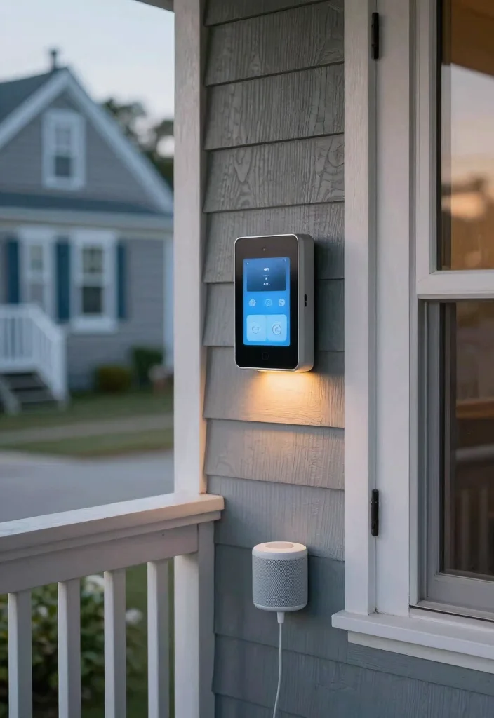 17 Cape Cod Front Porch Ideas With Classic Coastal Charm 15 17 Cape Cod Front Porch Ideas With Classic Coastal Charm - 15. Smart Technology Integration 1