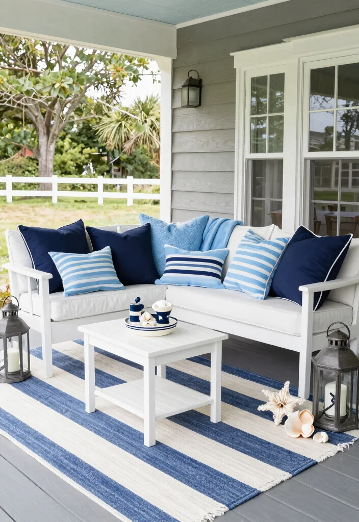17 Cape Cod Front Porch Ideas With Classic Coastal Charm 2 17 Cape Cod Front Porch Ideas With Classic Coastal Charm - 2. Nautical Color Palette 1