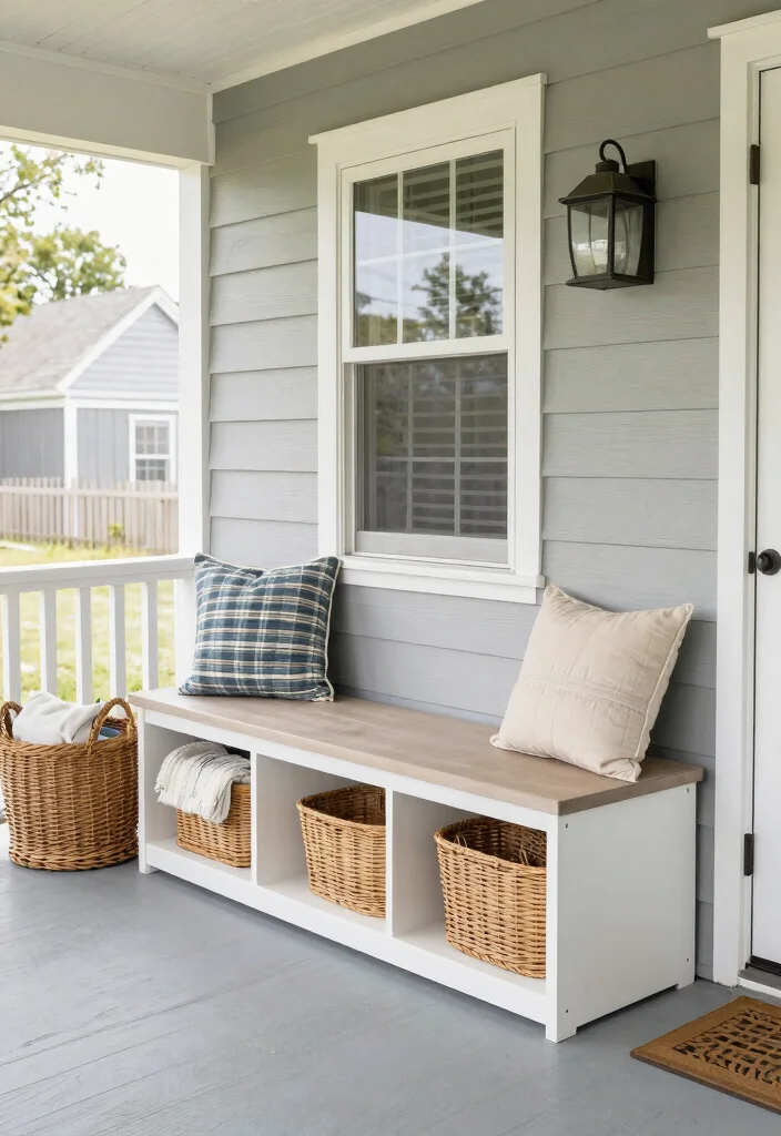 17 Cape Cod Front Porch Ideas With Classic Coastal Charm 6 17 Cape Cod Front Porch Ideas With Classic Coastal Charm - 6. Functional Storage Solutions 1