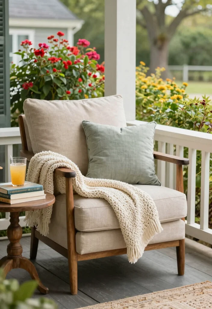 17 Cape Cod Front Porch Ideas With Classic Coastal Charm 8 17 Cape Cod Front Porch Ideas With Classic Coastal Charm - 8. Create a Seaside Reading Nook 1