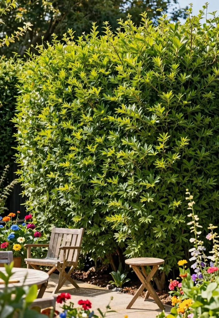 17 Fence Ideas Backyard Homeowners Will Love - 16. Natural Hedge Fencing for Privacy 1