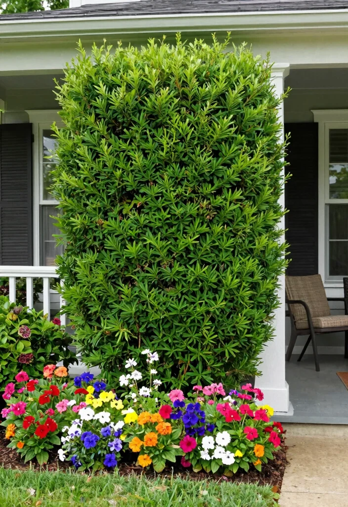 17 Front Porch Flowers 2026 Trending Ideas That Boost Curb Appeal 10 17 Front Porch Flowers 2026 Trending Ideas That Boost Curb Appeal - 10. Evergreen Boxwoods for Year-Round Appeal 1