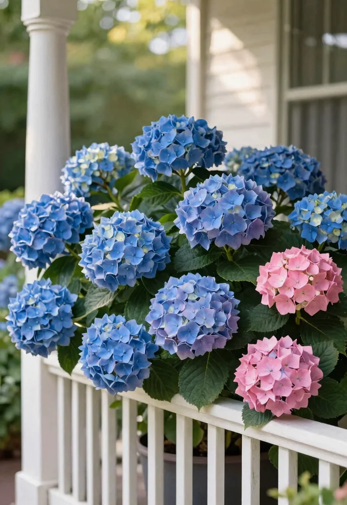 17 Front Porch Flowers 2026 Trending Ideas That Boost Curb Appeal 11 17 Front Porch Flowers 2026 Trending Ideas That Boost Curb Appeal - 11. Hydrangeas for a Touch of Elegance 1