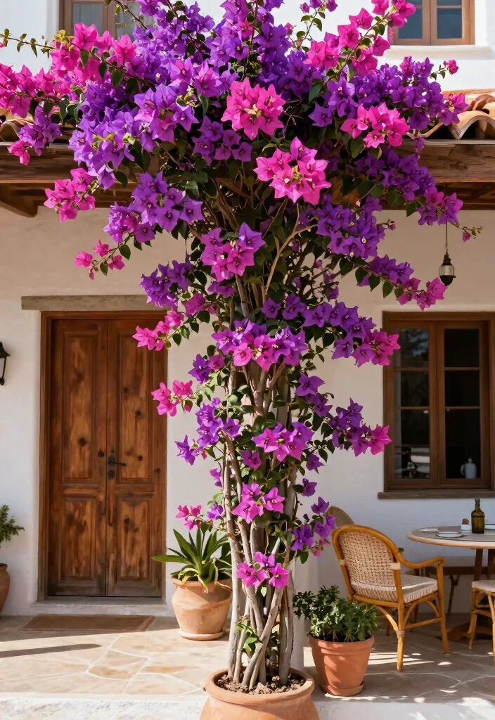 17 Front Porch Flowers 2026 Trending Ideas That Boost Curb Appeal 12 17 Front Porch Flowers 2026 Trending Ideas That Boost Curb Appeal - 12. Colorful Bougainvillea for Mediterranean Vibes 1