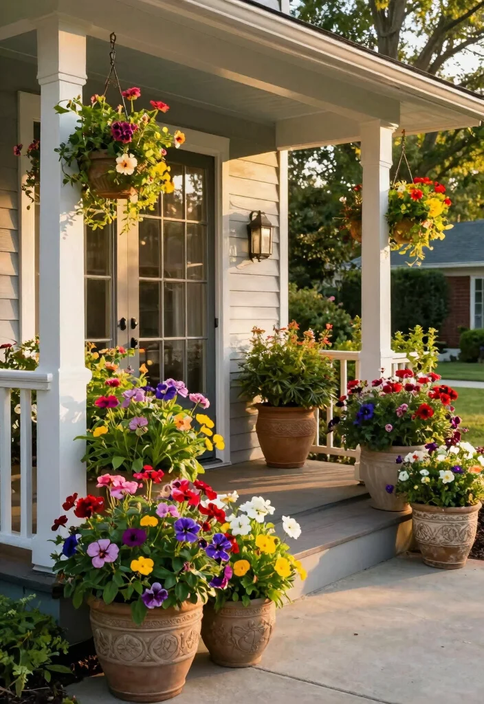 17 Front Porch Flowers 2026 Trending Ideas That Boost Curb Appeal 17 17 Front Porch Flowers 2026 Trending Ideas That Boost Curb Appeal - 17. Seasonal Color with Annuals and Perennials 1