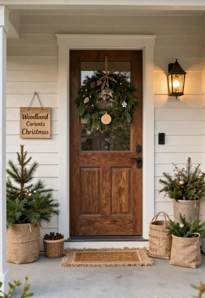 17 Holiday Front Porch Decor Ideas That Sparkle Bright 17 17 Holiday Front Porch Decor Ideas That Sparkle Bright - 17. Eco-Friendly Holiday Themes 1