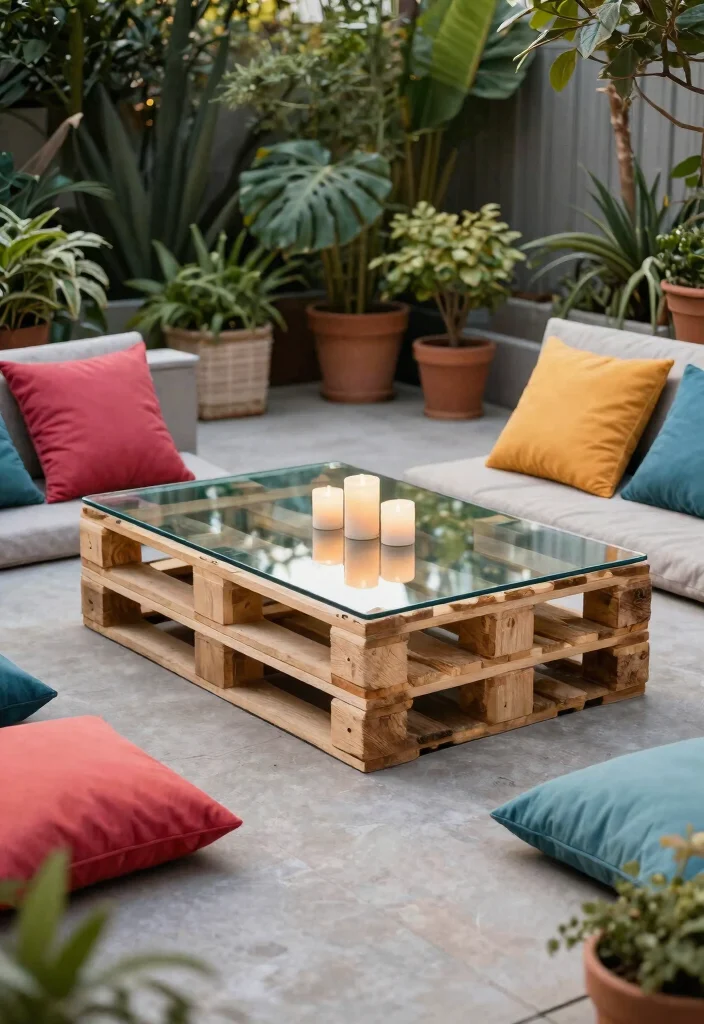17 Pallet Patio Furniture Ideas With DIY Style 2 17 Pallet Patio Furniture Ideas With DIY Style - 2. Pallet Coffee Table 1