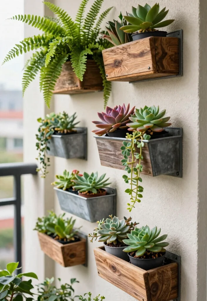 17 Small Container Garden Ideas That Maximize Tiny Spaces - 1. Vertical Garden Wonders 1