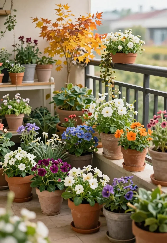 17 Small Container Garden Ideas That Maximize Tiny Spaces - 12. Seasonal Rotations 1