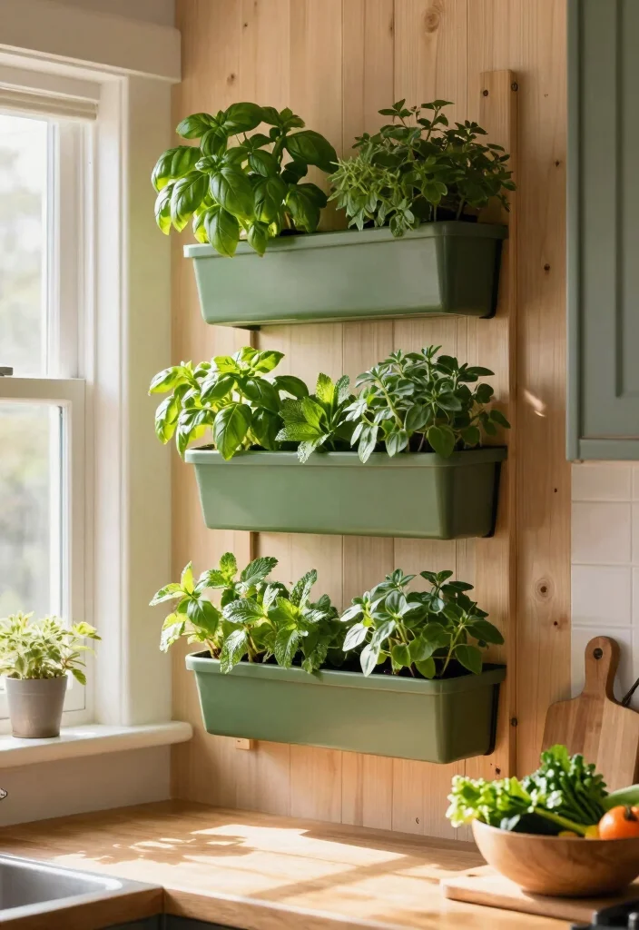 17 Vertical Garden Wall Planter Ideas That Save Space - 1. Hanging Herb Garden for Your Kitchen 1