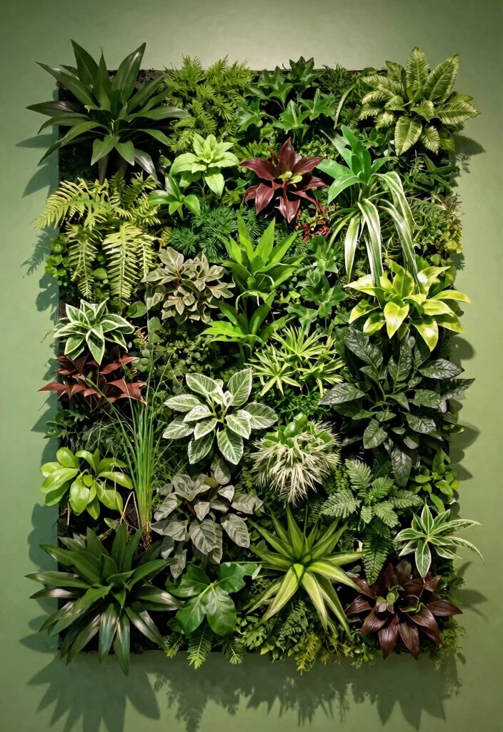 17 Vertical Garden Wall Planter Ideas That Save Space - 11. Green Wall Art Installation 1