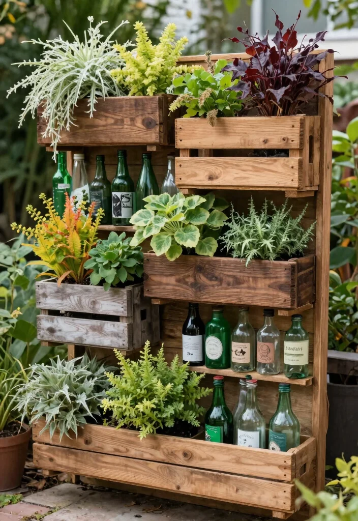 17 Vertical Garden Wall Planter Ideas That Save Space - 15. Eco-Friendly Vertical Wall Planter 1